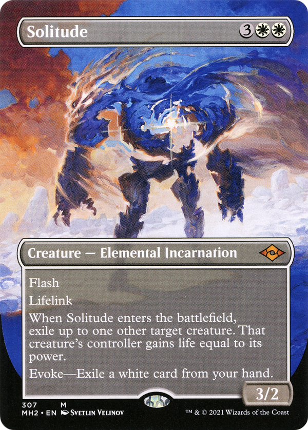 Solitude (Borderless) (MH2-307) - Modern Horizons 2 (Borderless) Foil