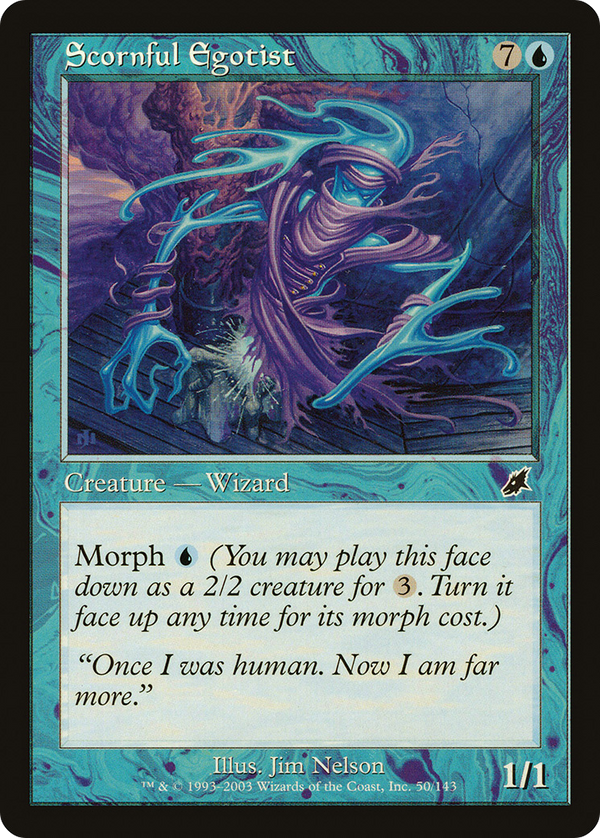 Scornful Egotist (SCG-050) - Scourge Foil
