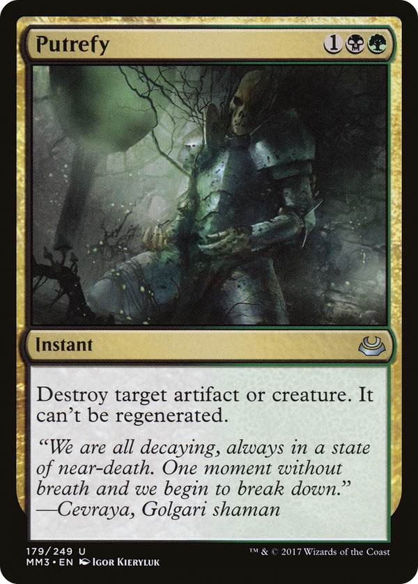 Putrefy (MM3-179) - Modern Masters 2017 Foil