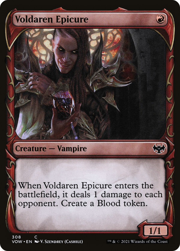 Voldaren Epicure (Showcase) (VOW-308) - Innistrad: Crimson Vow: (Showcase) Foil