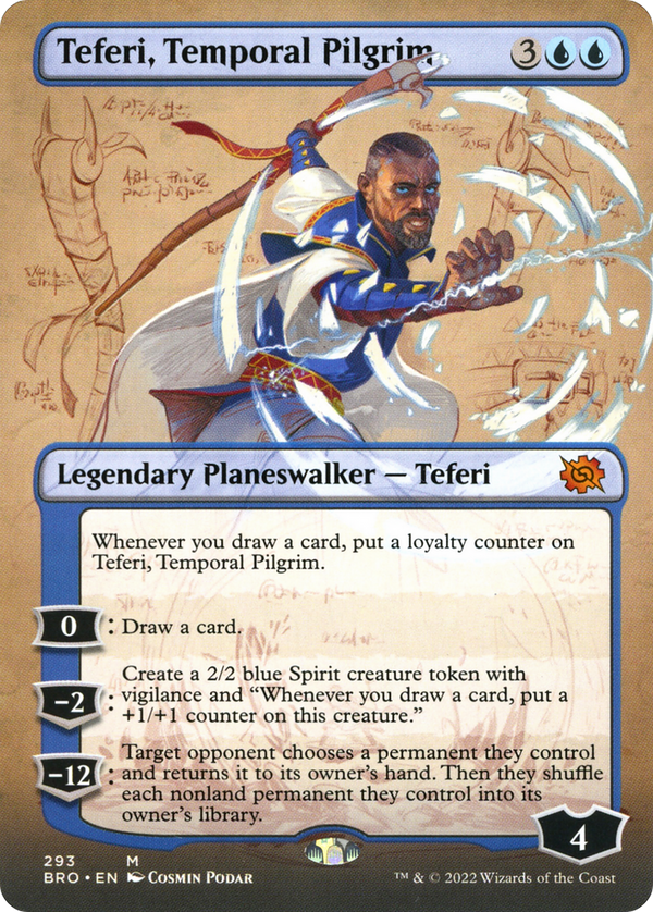 Teferi, Temporal Pilgrim (Borderless) (BRO-293) - The Brothers' War