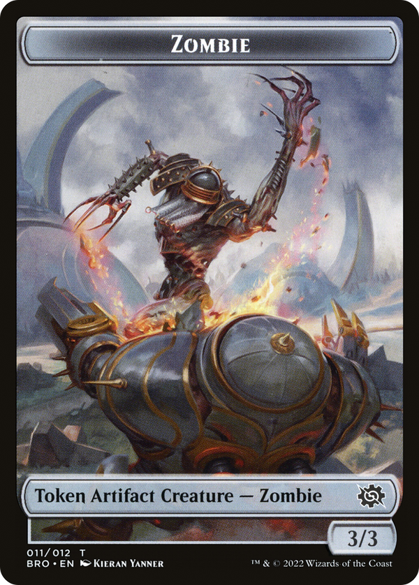 Zombie (TBRO-011) - The Brothers' War Tokens