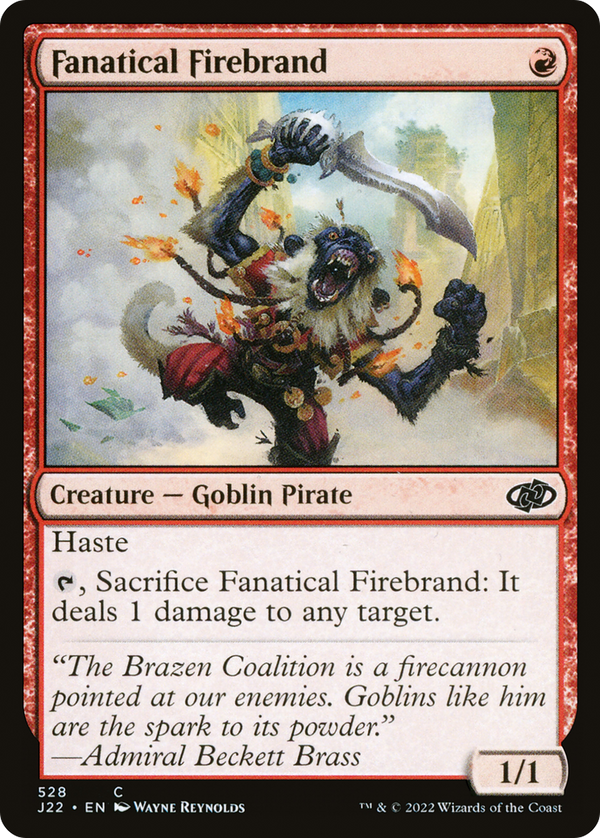 Fanatical Firebrand (J22-528) - Jumpstart 2022