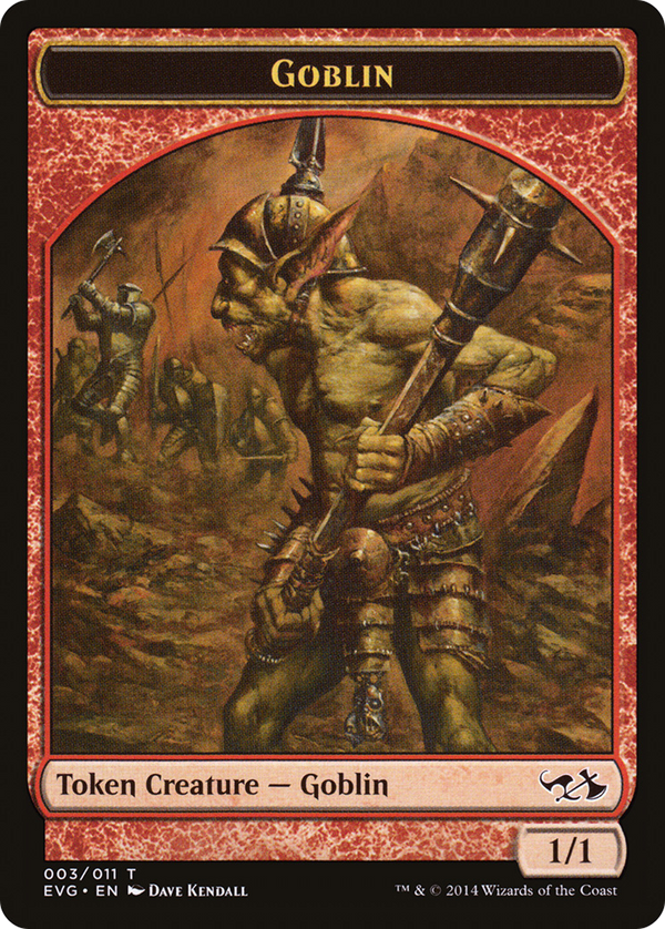 Goblin Token (Elves vs. Goblins) (DD3-) - Duel Decks Anthology: Elves vs. Goblins Tokens