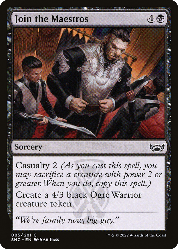 Join the Maestros (SNC-085) - Streets of New Capenna Foil