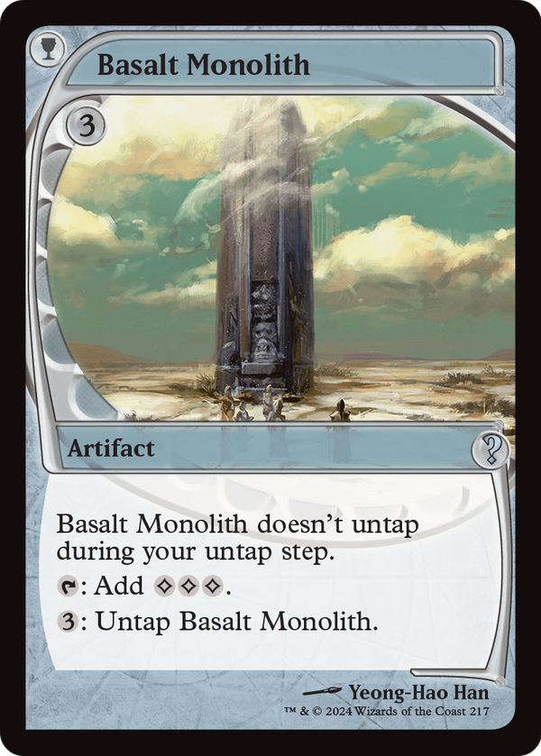 Basalt Monolith (Future Sight) (MB2-217) - Mystery Booster 2 Foil