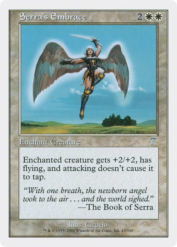 Serra's Embrace (7ED-043) - 7th Edition