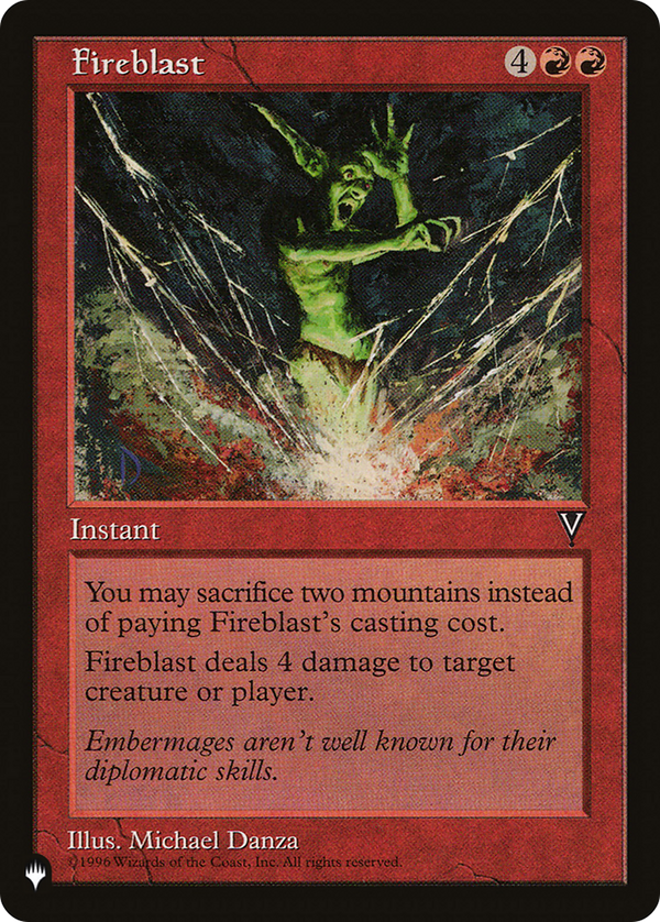 Fireblast (LIST-VIS-79) - The List