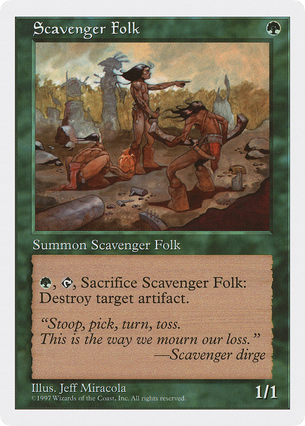 Scavenger Folk (5ED-) - Fifth Edition