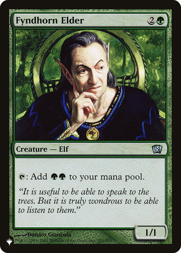 Fyndhorn Elder (LIST-8ED-251) - The List