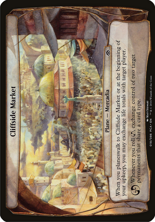 Cliffside Market (Planechase Anthology) (OVER-) - Planechase Anthology Planes