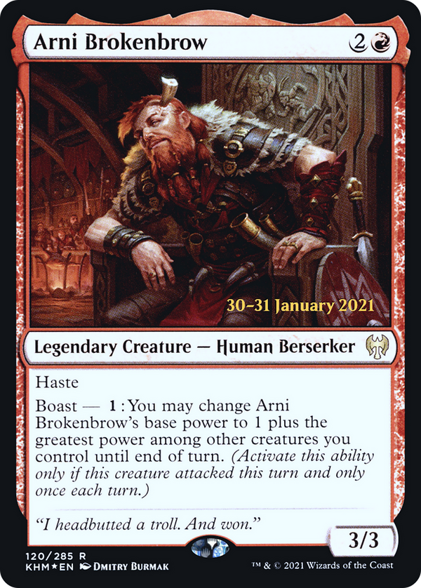 Arni Brokenbrow (PRE-120S) - Kaldheim Promos Foil