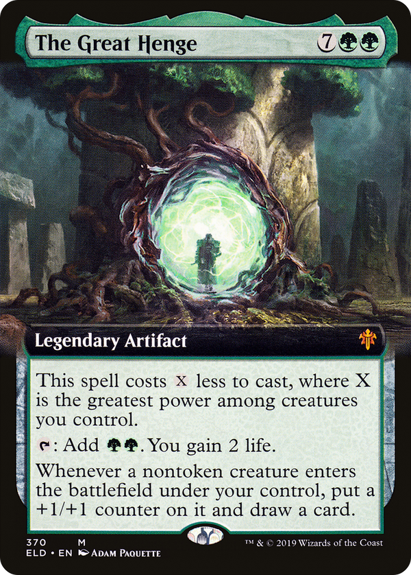 The Great Henge (Extended Art) (ELD-370) - Throne of Eldraine: (Extended Art) Foil