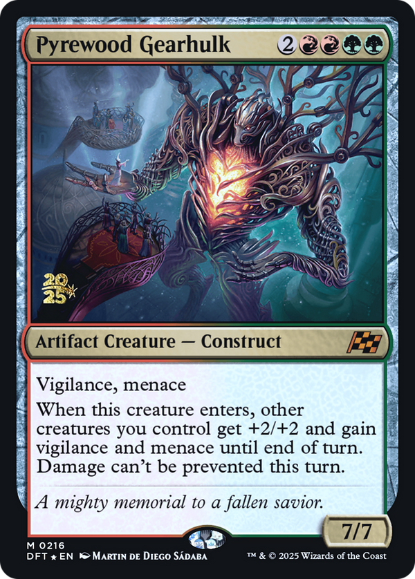Pyrewood Gearhulk (PRE-216) - Prerelease Cards Foil