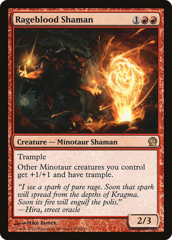 Rageblood Shaman (THS-138) - Theros