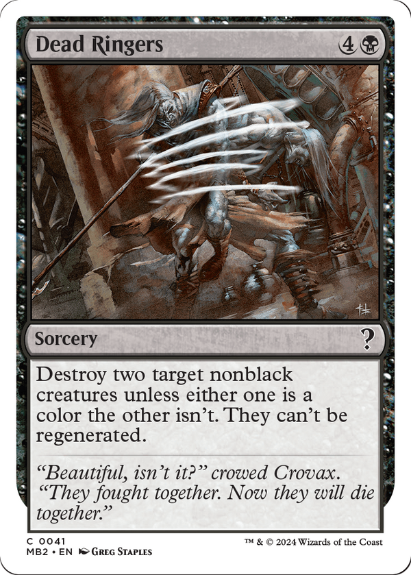 Dead Ringers (White Border) (MB2-041) - Mystery Booster 2
