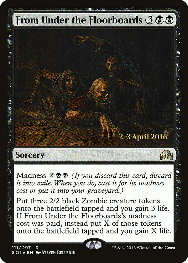 From Under the Floorboards (PRE-111S) - Shadows over Innistrad Promos Foil
