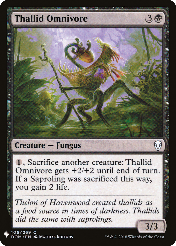 Thallid Omnivore (LIST-DOM-106) - The List