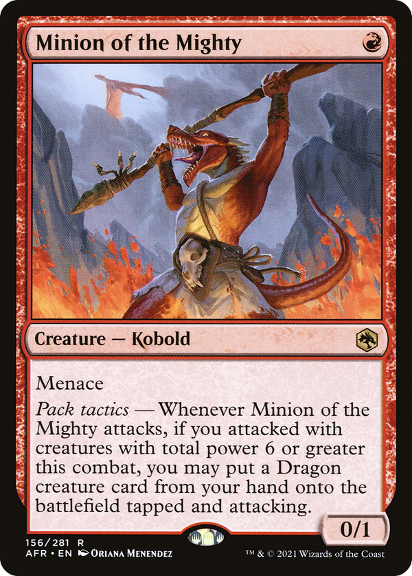 Minion of the Mighty (AFR-156) - Adventures in the Forgotten Realms Foil