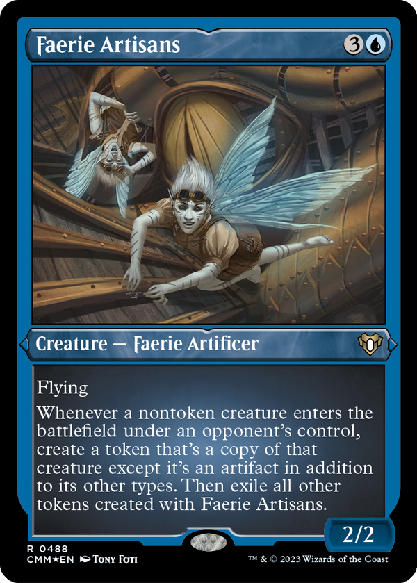 Faerie Artisans (Foil Etched) (CMM-488) - Commander Masters Foil
