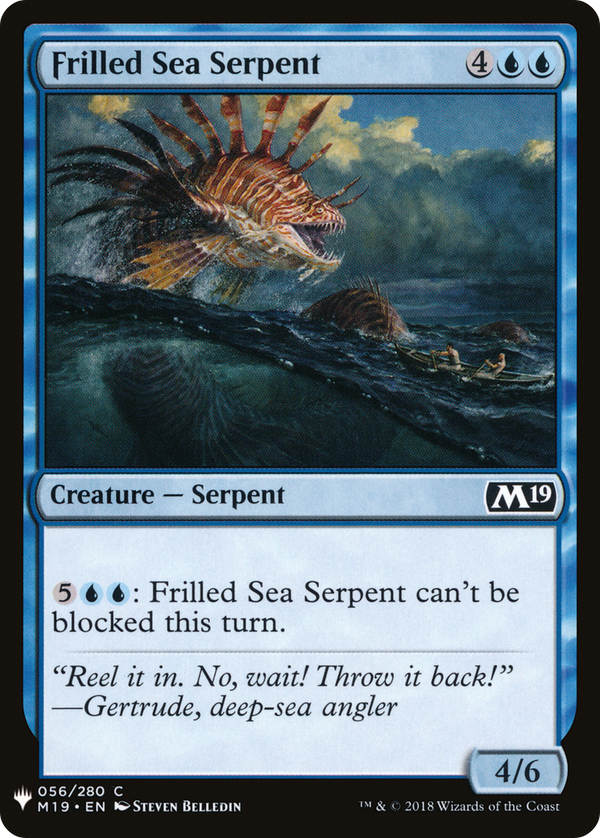 Frilled Sea Serpent (LIST-M19-56) - The List