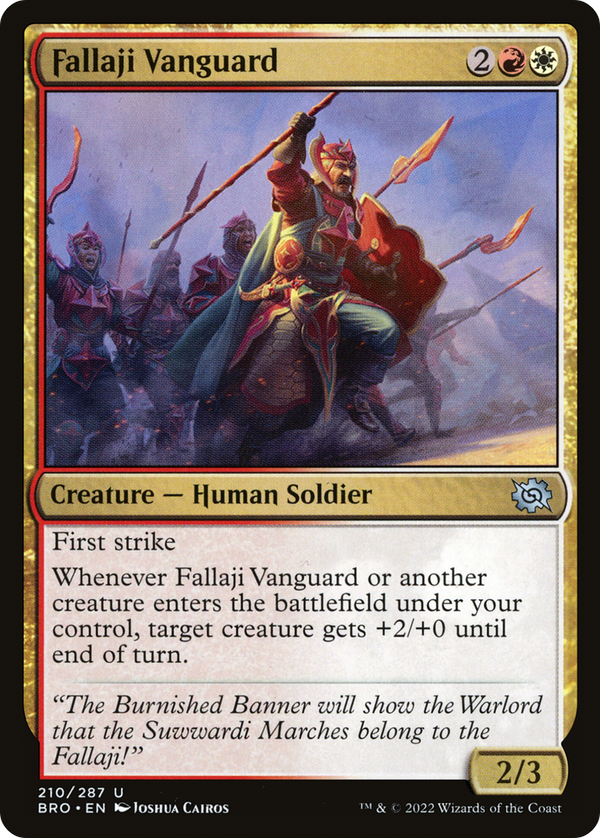 Fallaji Vanguard (BRO-210) - The Brothers' War
