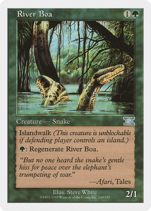 River Boa (6ED-249) - Classic Sixth Edition