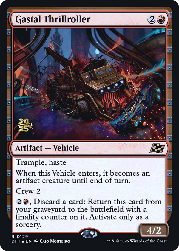Gastal Thrillroller (PRE-129) - Prerelease Cards Foil