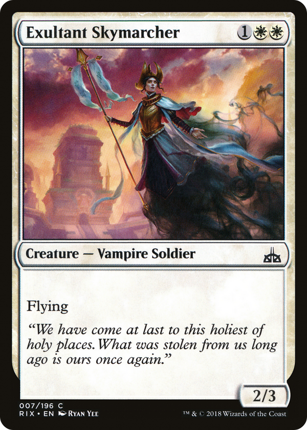 Exultant Skymarcher (RIX-007) - Rivals of Ixalan Foil