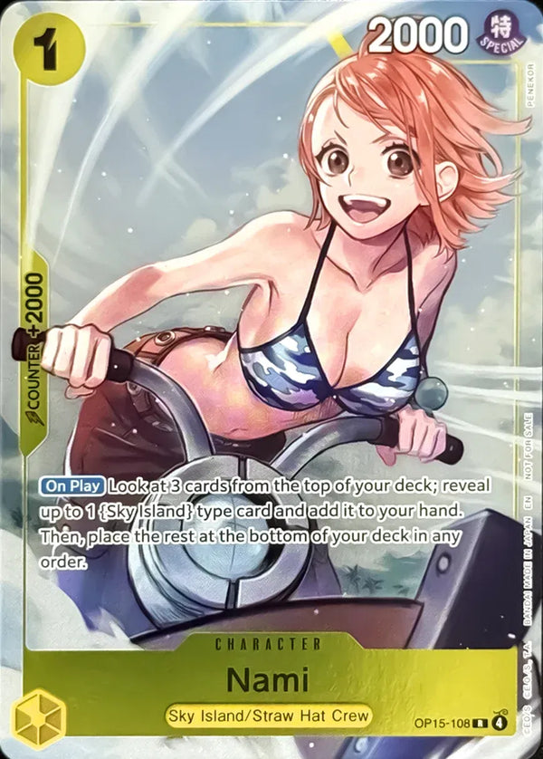 Nami (OP15-108) (Dash Pack) (OP15-108) - Adventure on Kami's Island Foil