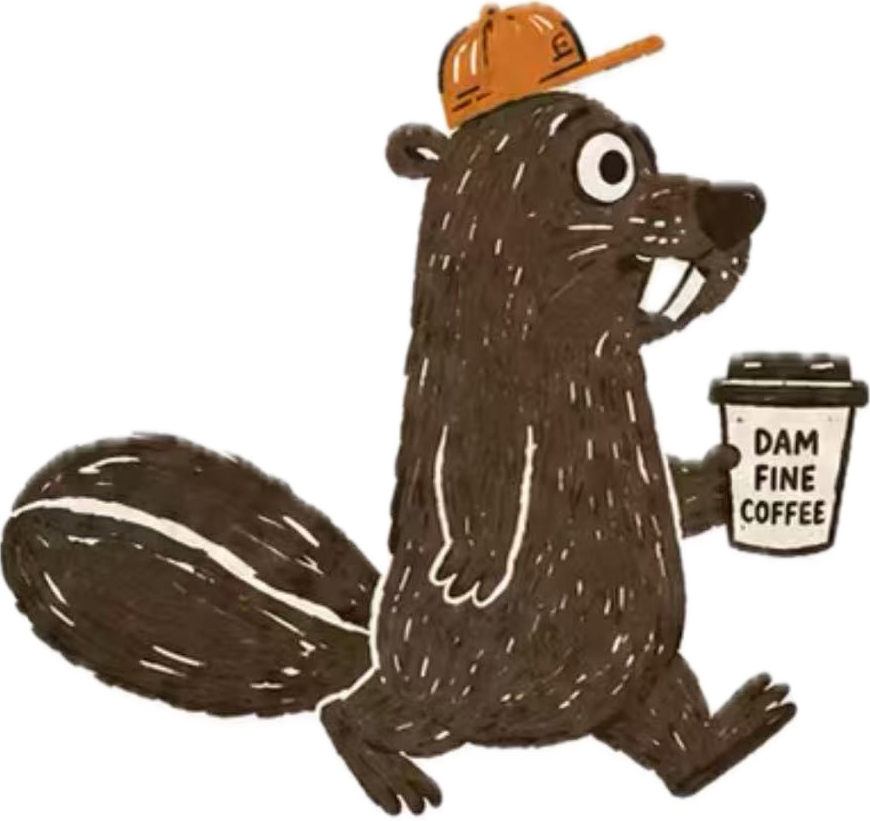 Space Social Cafe Mascot