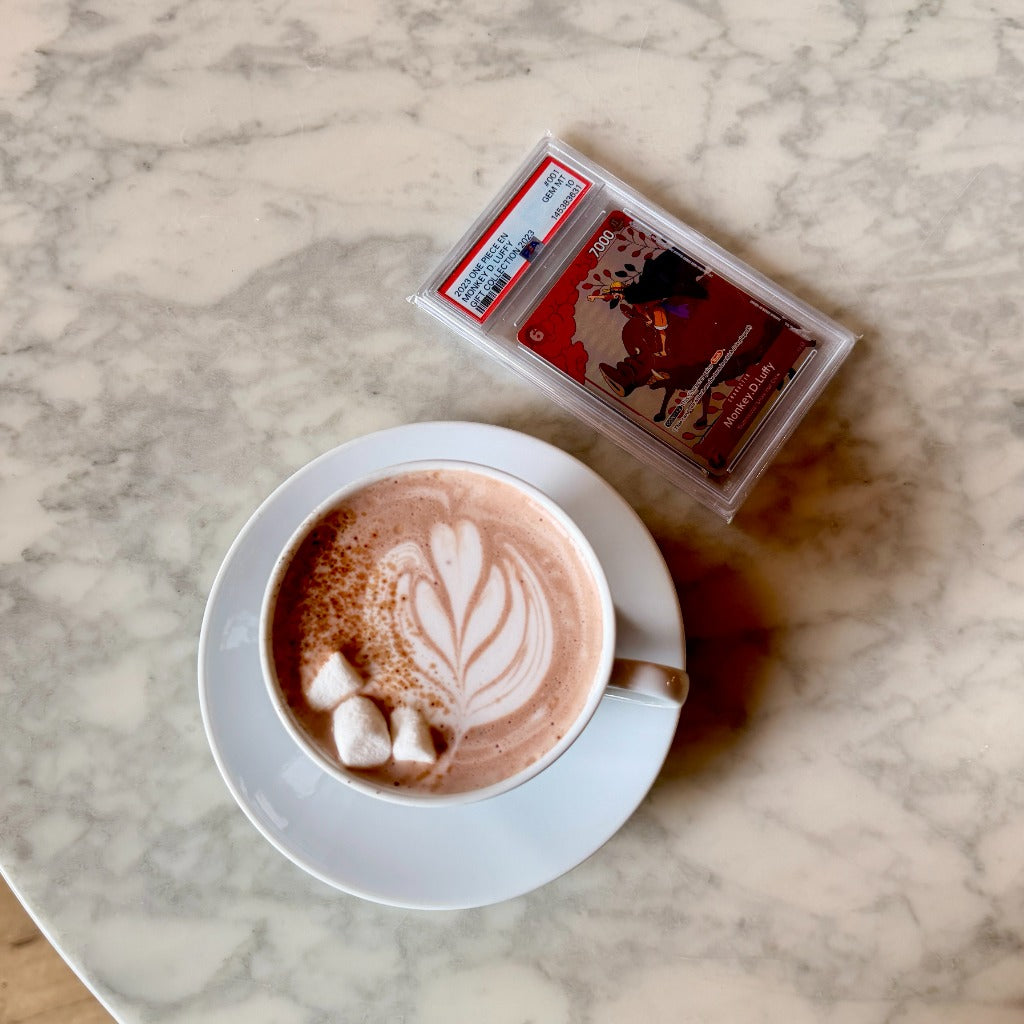 Artisan Hot Chocolate & Luffy Card