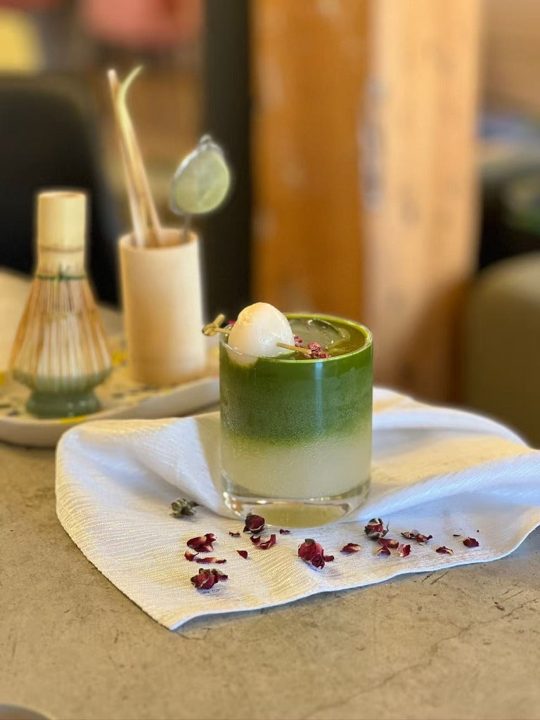 Specialty Lychee Frizz Matcha