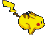 Pikachu running